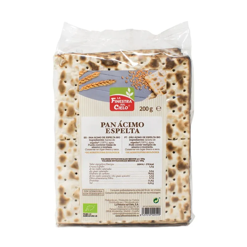 Pan Ácimo de Espelta Bio 200g