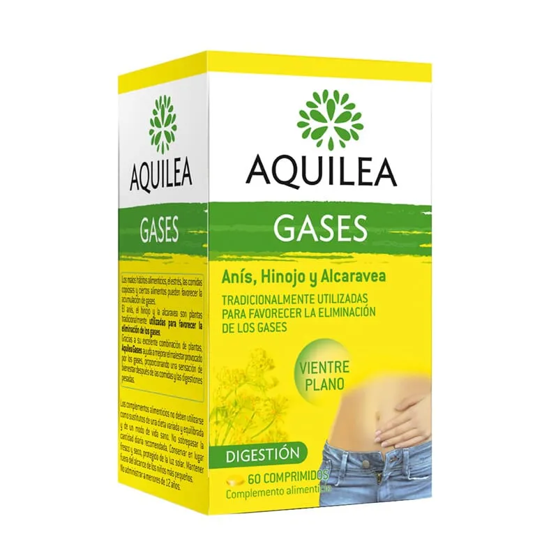 Aquilea Gases Vientre Plano 60 Tabs