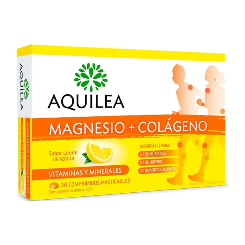 Aquilea Magnesio + Colágeno 30 Tabs Masticables