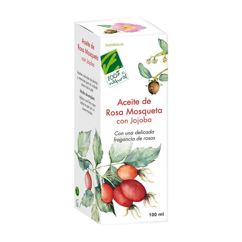 Aceite de Jojoba  Rosa Mosqueta 100ml-Cien por cien Natural