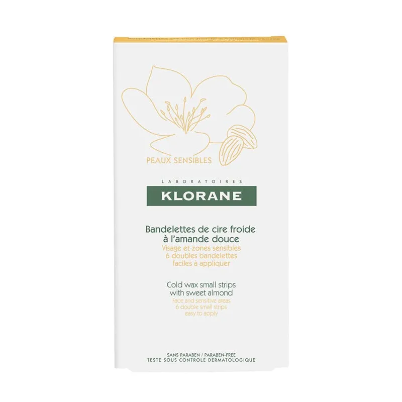 Bandas de Cera Fría para Rostro y Zonas Sensibles 6 Ud