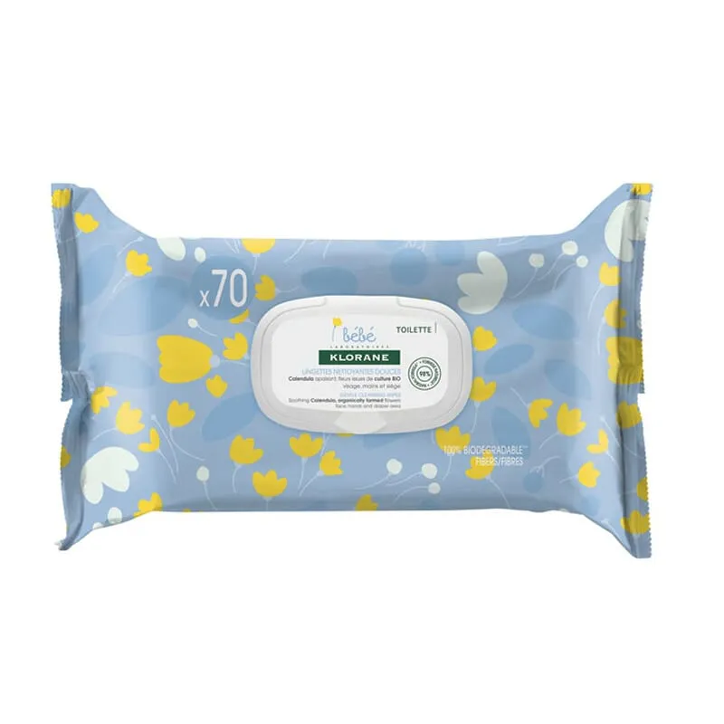 Bebé Toallitas Limpiadoras Suaves 70 Ud