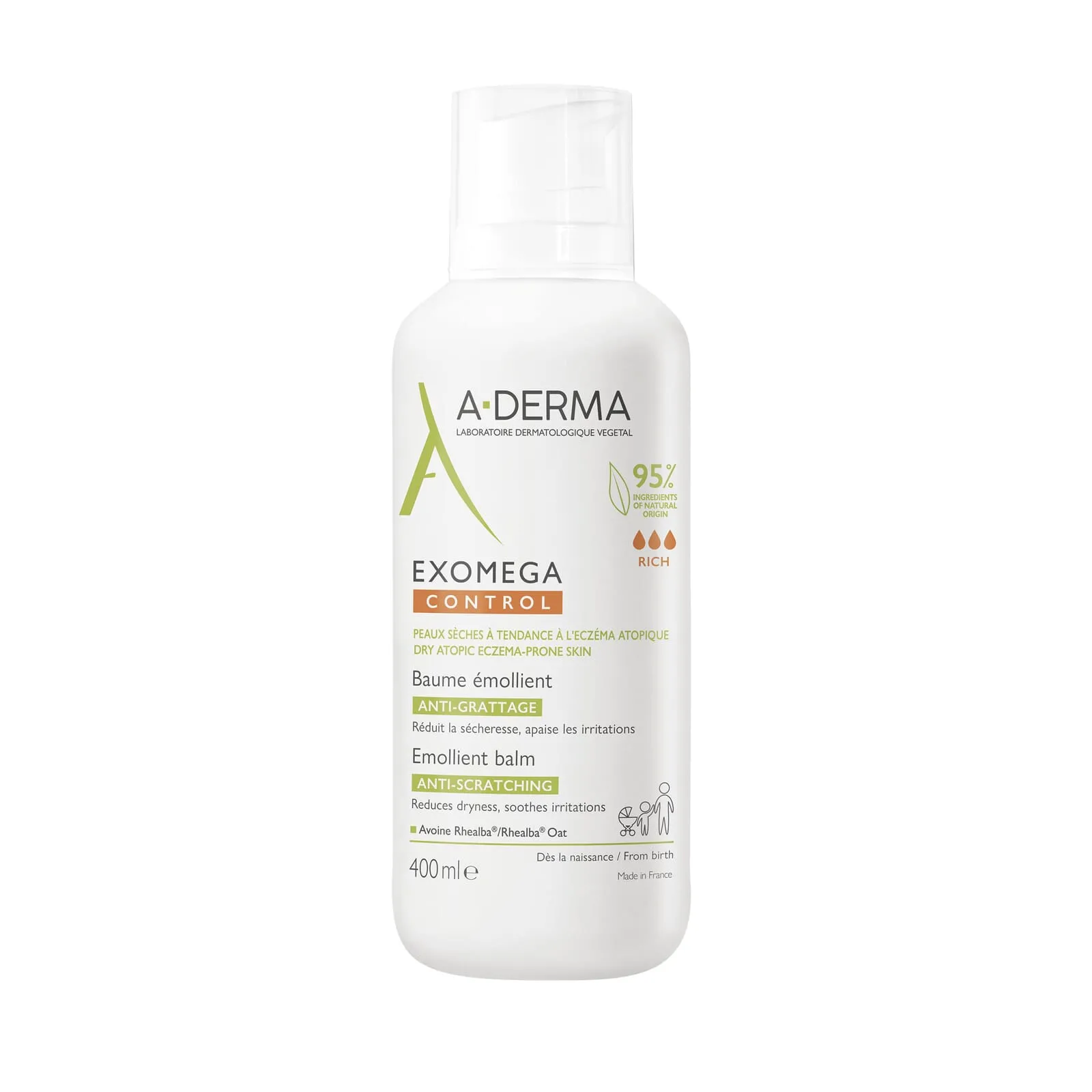 A-Derma Exomega Control Bálsamo Emoliente 400ml