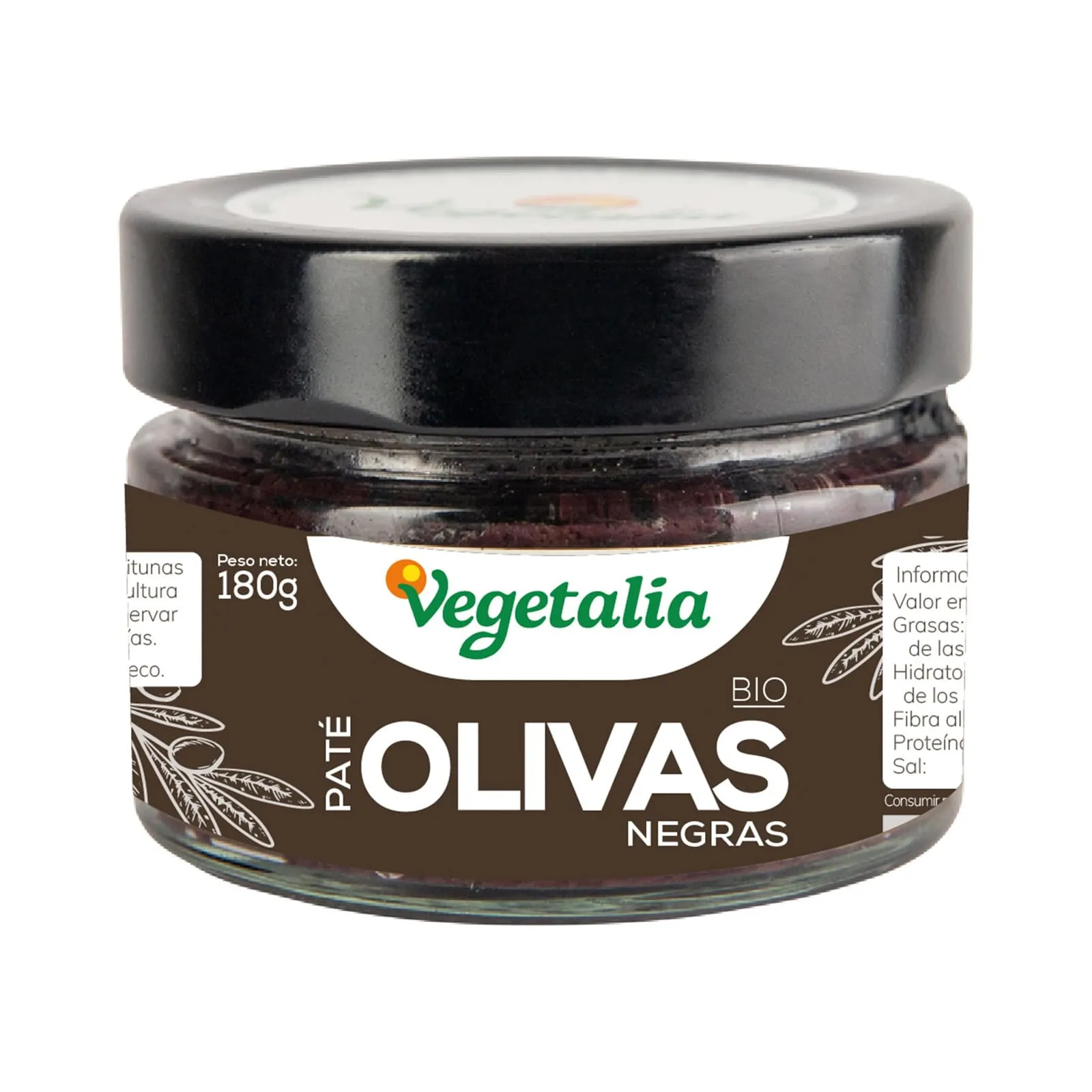 Paté Vegetal Olivas Negras Eco Vegan 100g