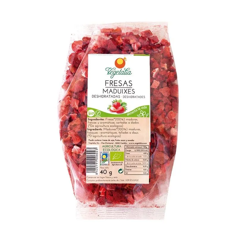 Fresas Liofilizadas Bio 40g
