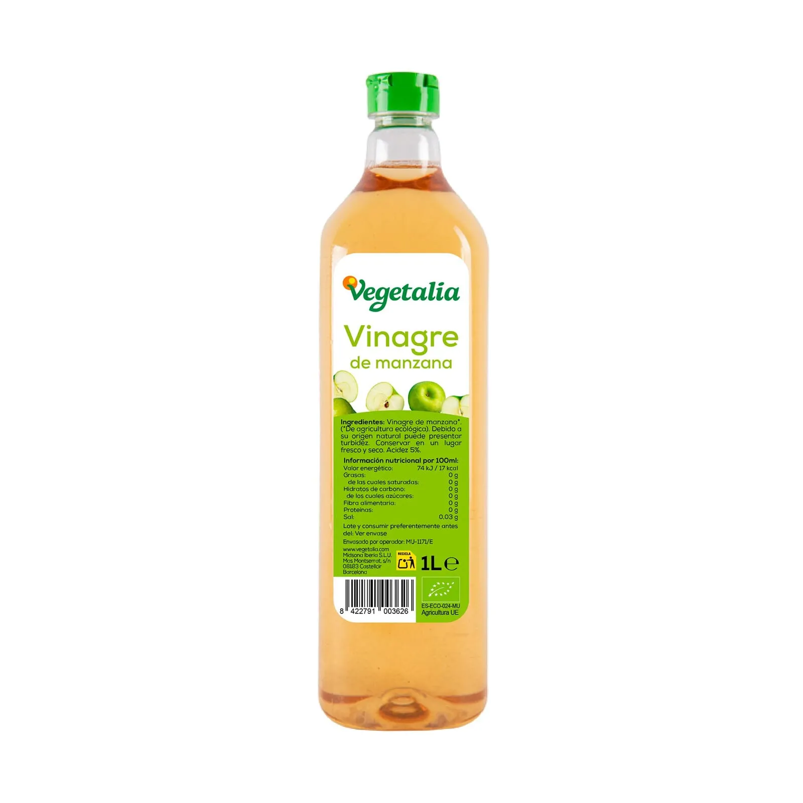 Vinagre De Manzana Bio 1 L