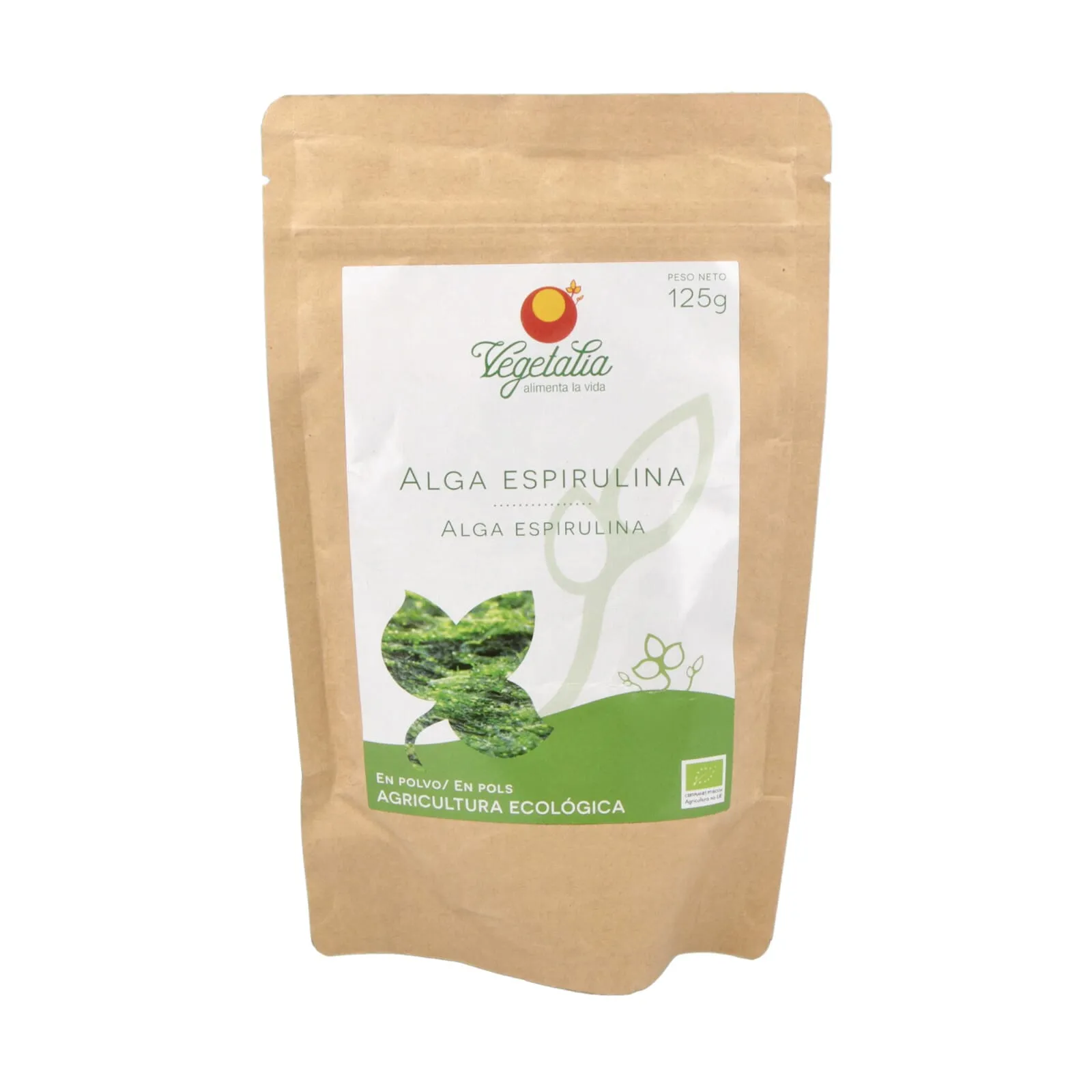 Alga Espirulina En Polvo Bio 125g