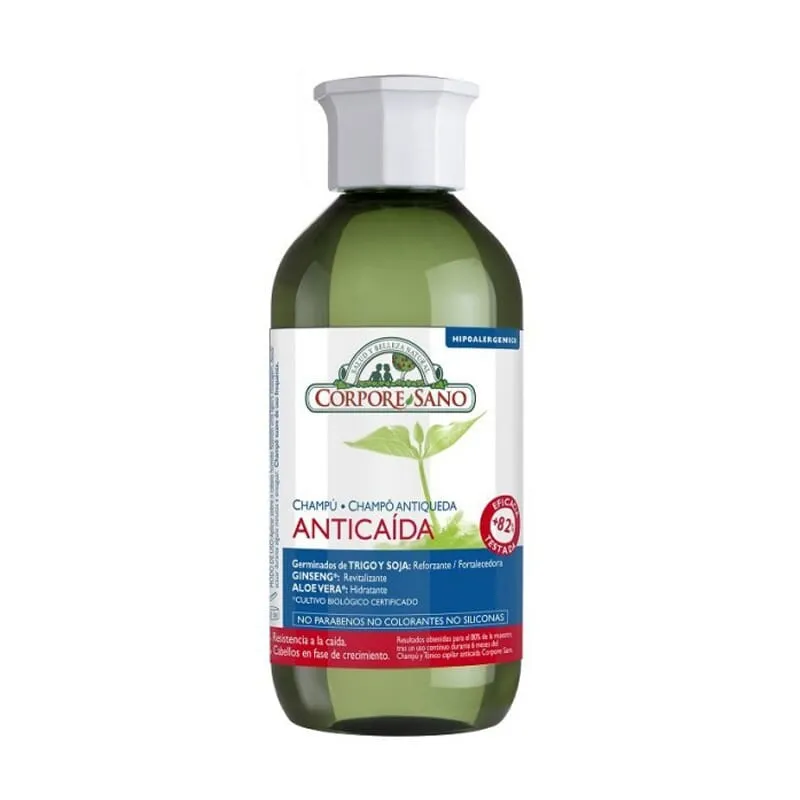 Champú Anticaída Trigo, Soja, Ginseng y Aloe
