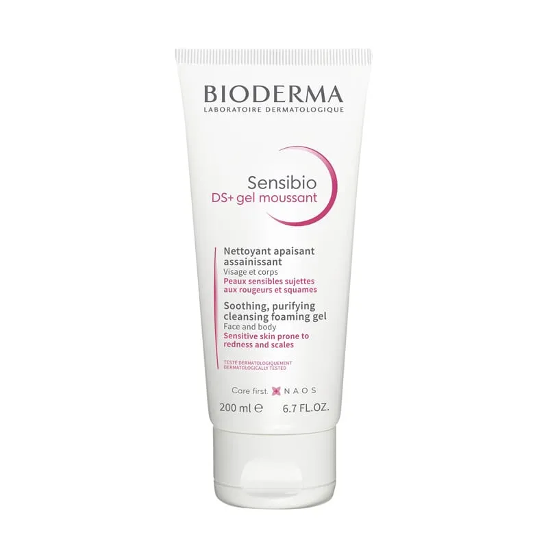 Bioderma Sensibio DS+ Gel Limpiador Anti-Rojeces 200ml