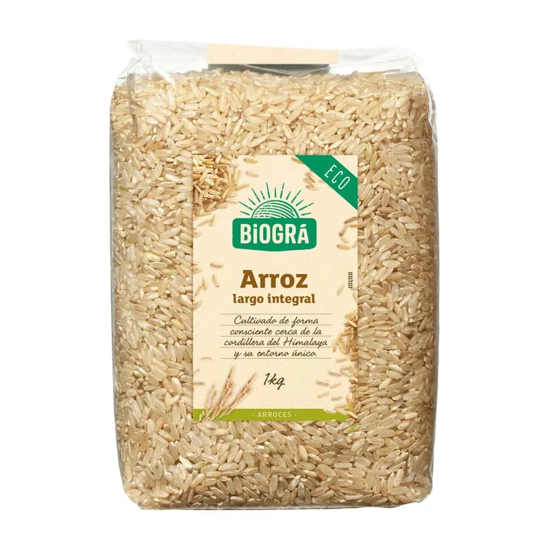 Arroz Integral Grano Largo Bio 1000g