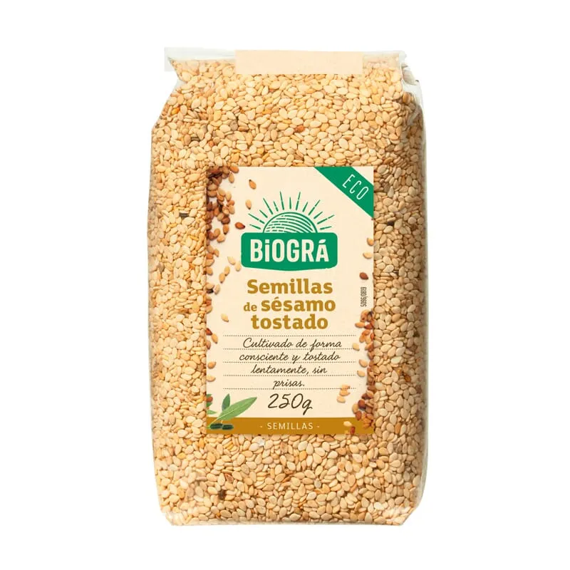 Semillas de Sésamo Tostado Bio 250g
