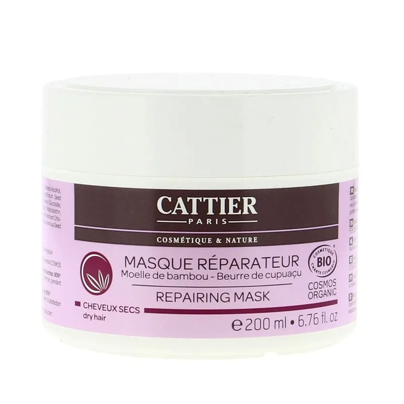 Cattier Mascarilla Reparadora Cabellos Secos Bio 200ml