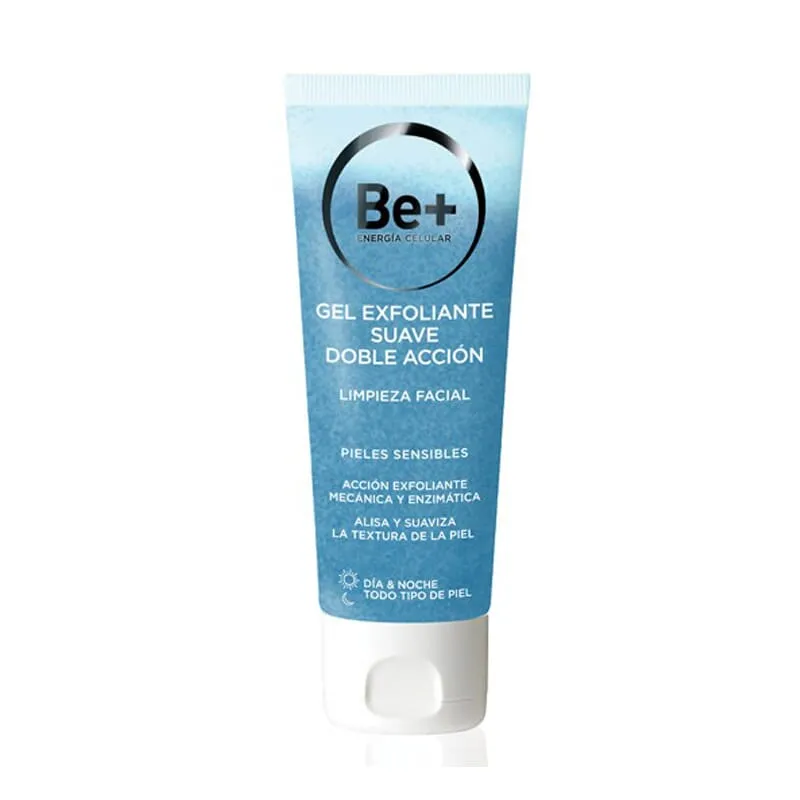 Be+ Gel exfoliante Suave Doble Acción Limpieza 75ml