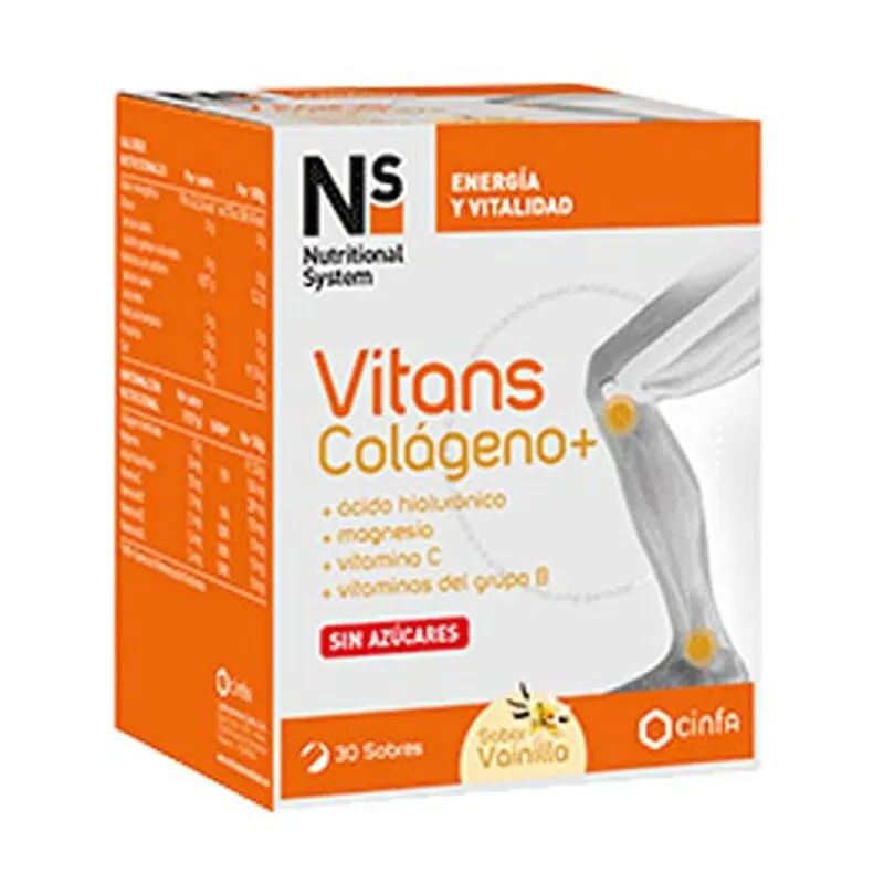 NS Vitans Colágeno+ Vainilla 30 Sobres