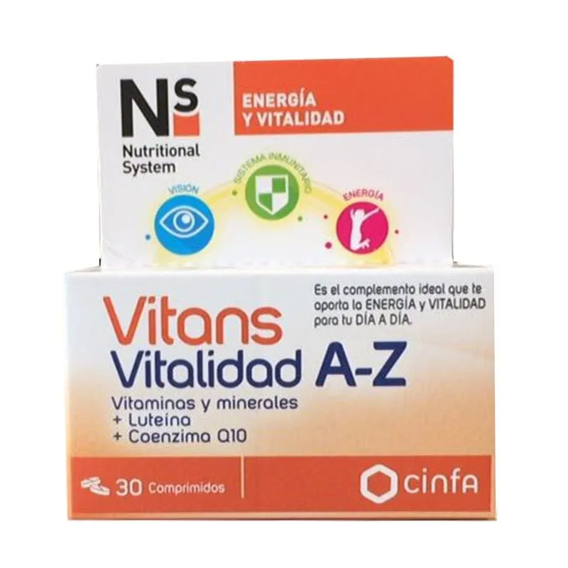 NS Vitans Vitalidad A-Z 30 Tabs