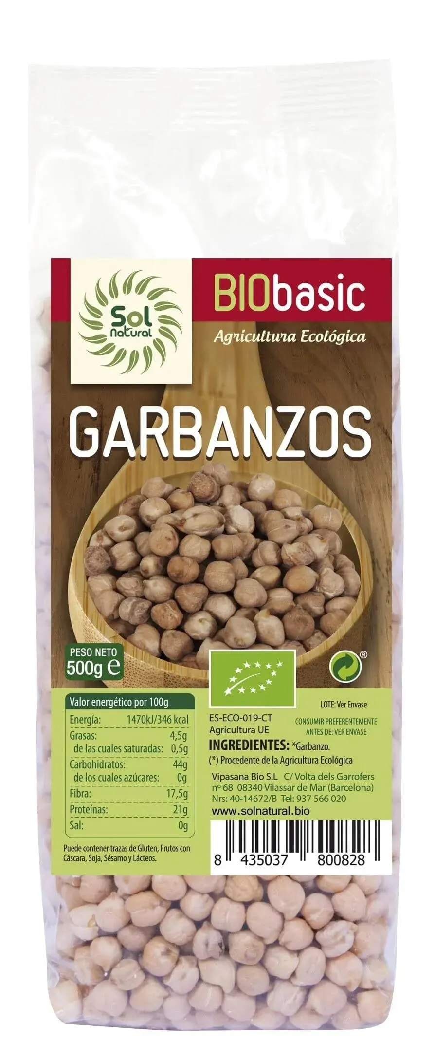 Garbanzos Eco 500g