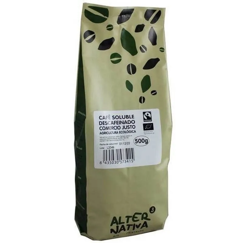 Café Descafeinado Liofilizado Bio 500g