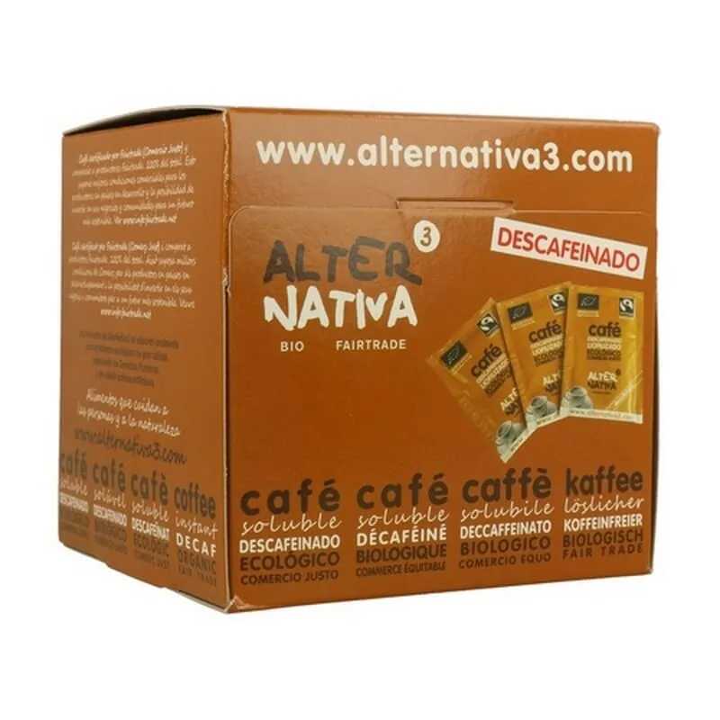 Café Descafeinado Liofilizado 100% Arábica 25 Uds