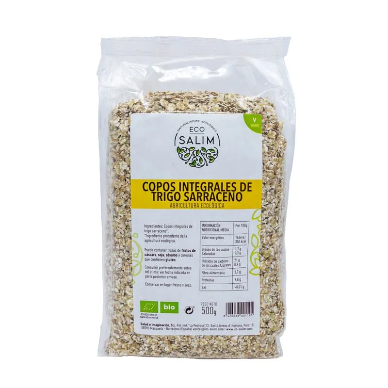Copos Integrales De Trigo Sarraceno Bio 500g