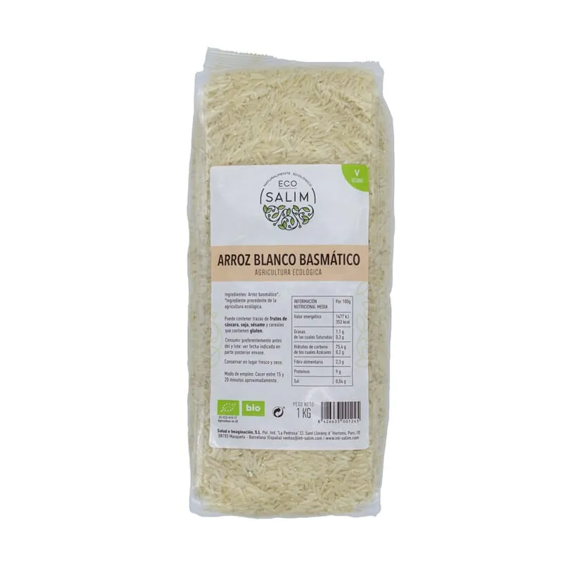Arroz Blanco Basmati Eco 1 Kg