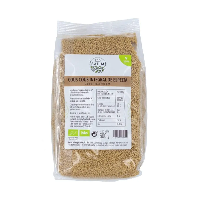 Cuscús Integral De Espelta Eco 500g
