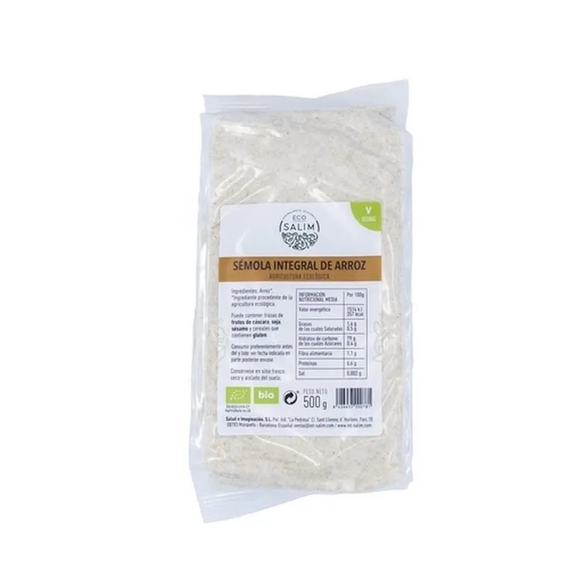 Semola Integral De Arroz 500g