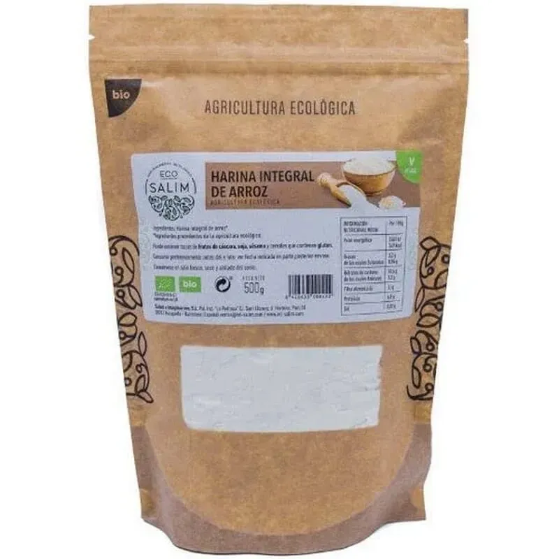 Harina Integral De  Arroz 500g