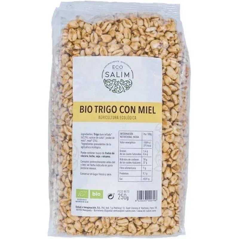 Trigo Inflado Con Miel 250g