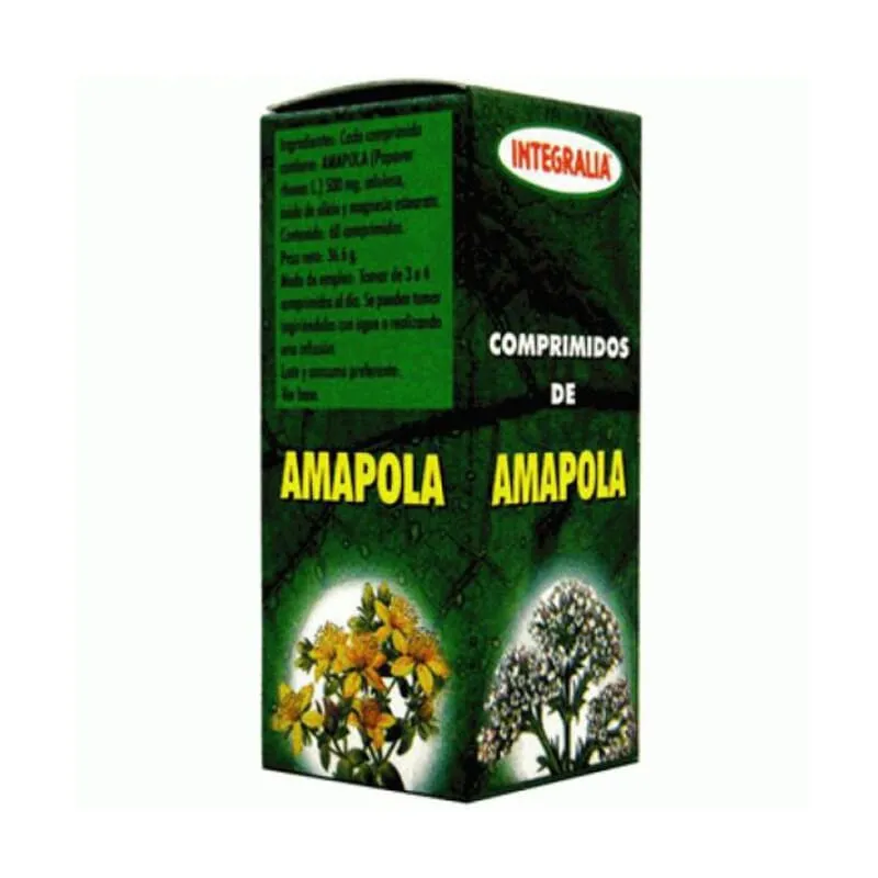 Comprimidos De Amapola 60 Tabs