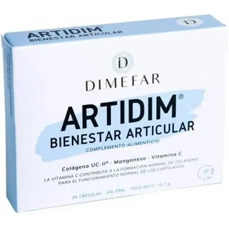 Artidim UC-II Con Colágeno y Manganeso 30 Caps