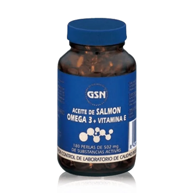 Aceite De Salmon Omega 3 + Vitamina E 180 Softgels