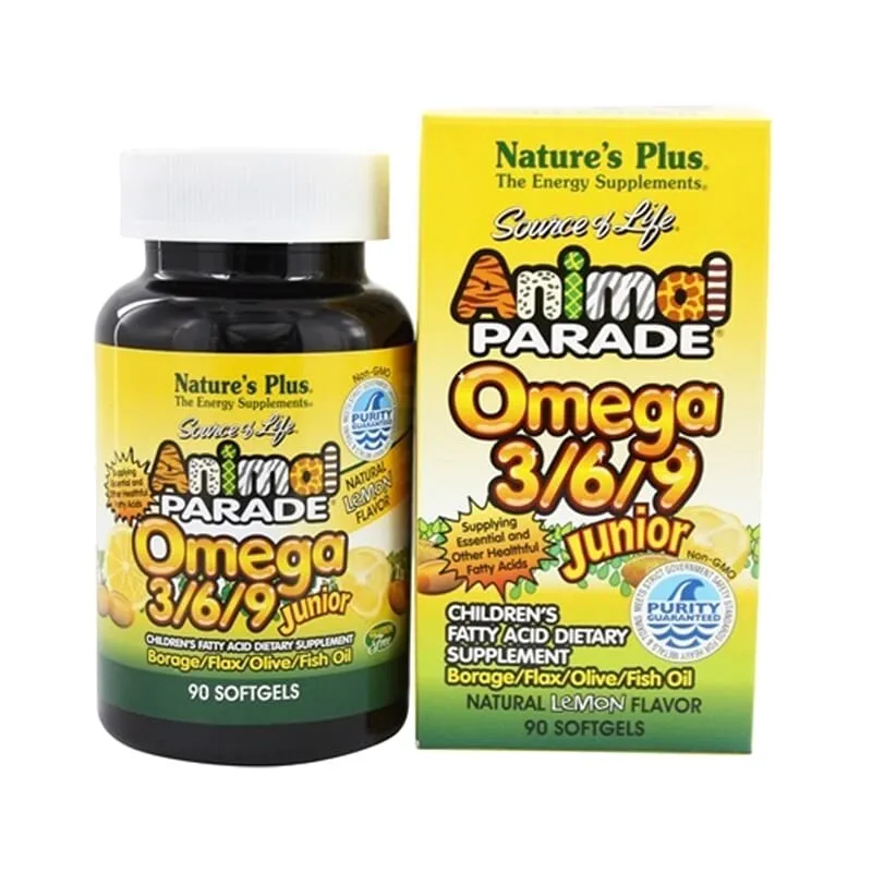 Animal Parade Omega 3/6/9 Junior 90 Perlas
