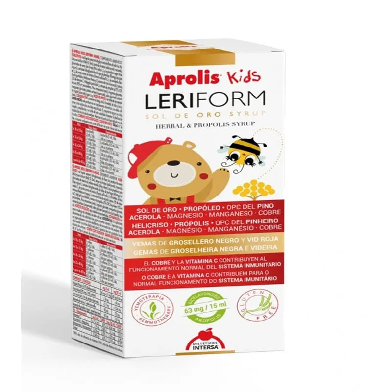 Aprolis Kids Leriform Jarabe Sin Gluten 180 ml