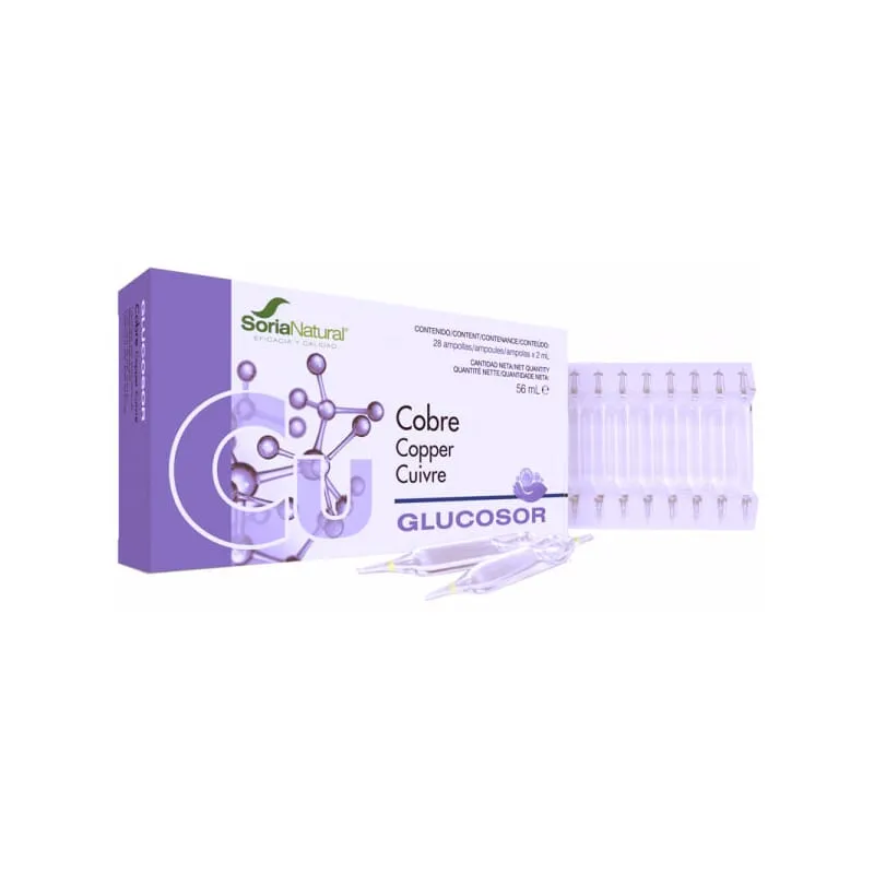Glucosor Cobre 28 Ampollas