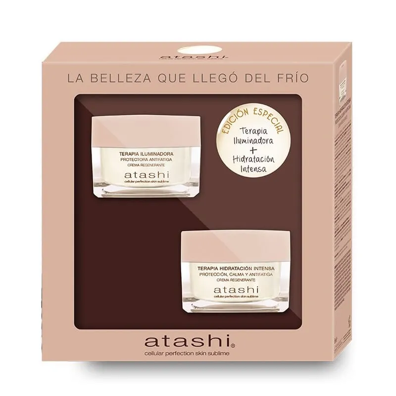 Atashi Pack Terapia Iluminadora Crema Intensa + Crema Antifatiga