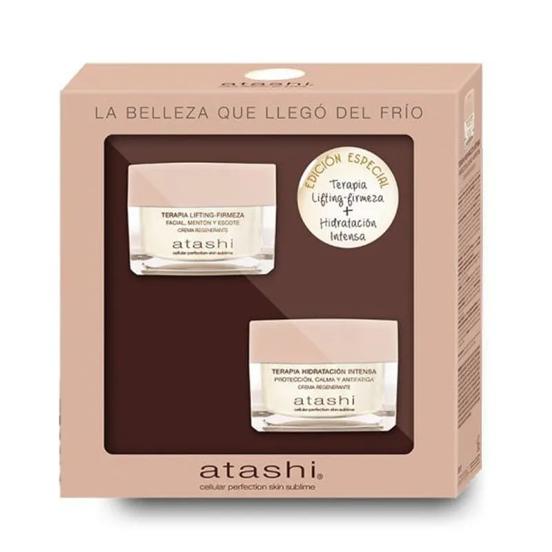 Atashi Pack Terapia Firmeza y Luminosidad Hidratación + Lifting