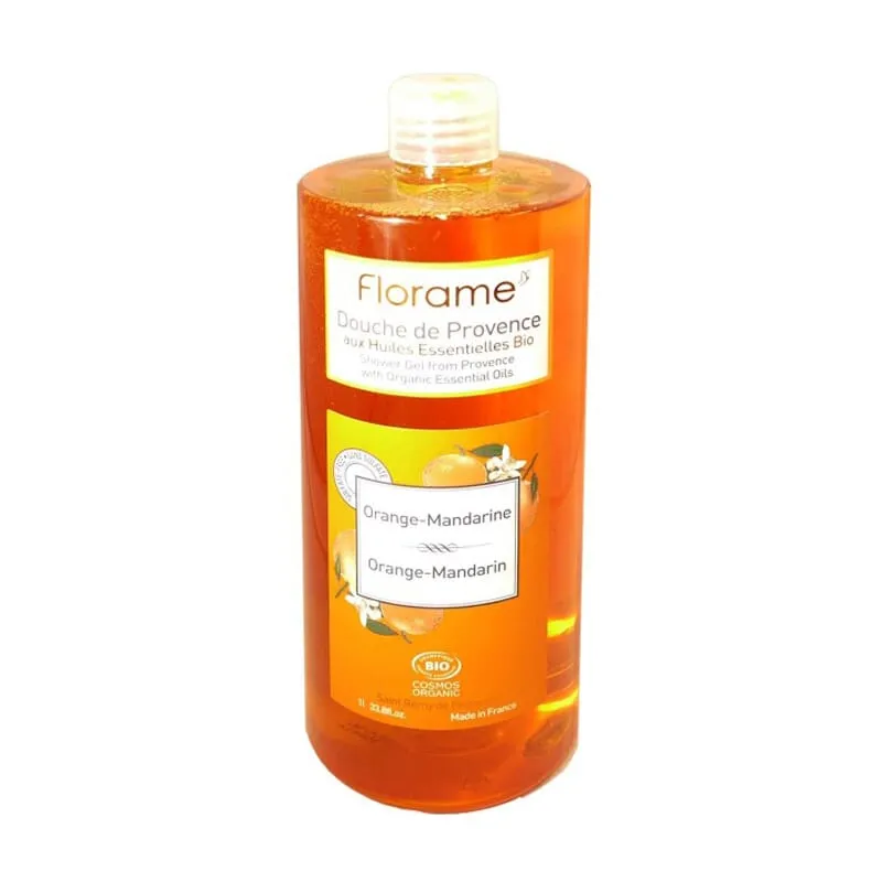 Gel de ducha Mandarina y Naranja Bio 1l
