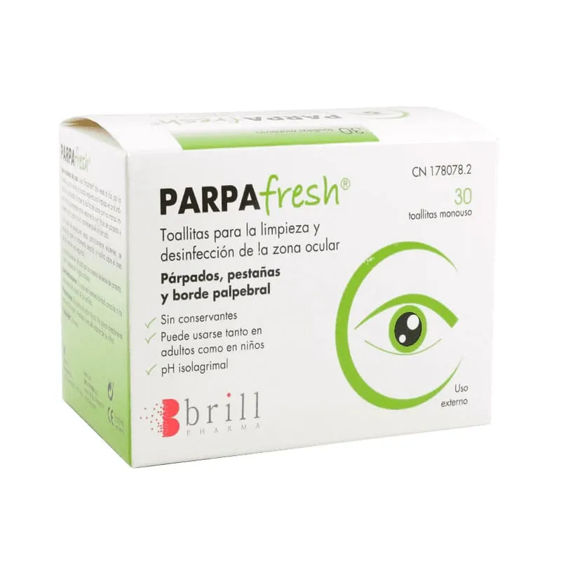 Parpafresh 30 Toallitas monouso- Brill Pharma-Cuidado ocular
