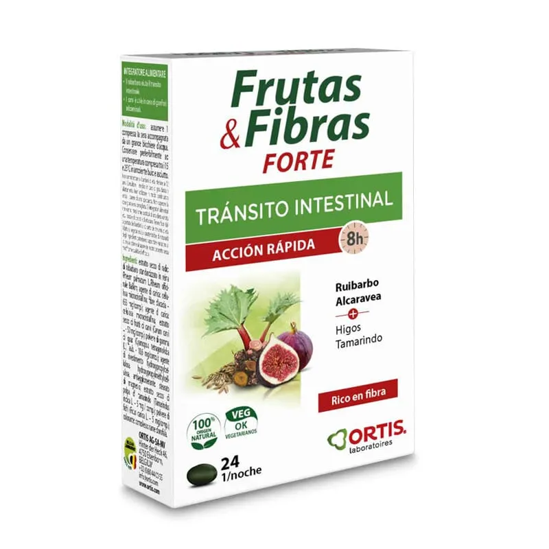 Frutas & Fibras Forte Acción rápida 24 Tabs