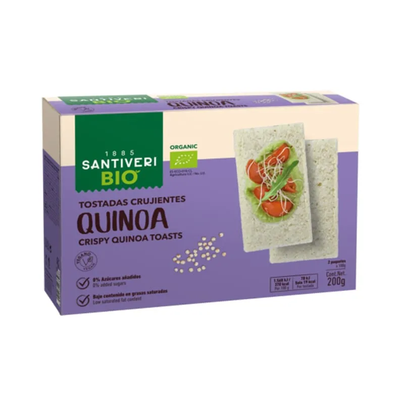 Tostadas Ligeras con Quinoa Bio 200g