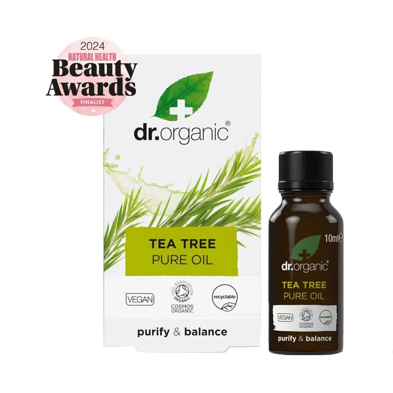 Dr Organic Aceite orgánico puro de árbol de té 10ml