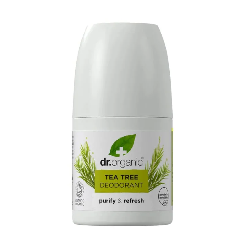 Dr Organic Desodorante de árbol de té orgánico 50ml
