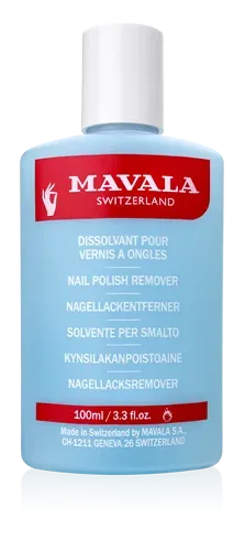 MAVALA QUITAESMALTE AZUL suave 100ml.