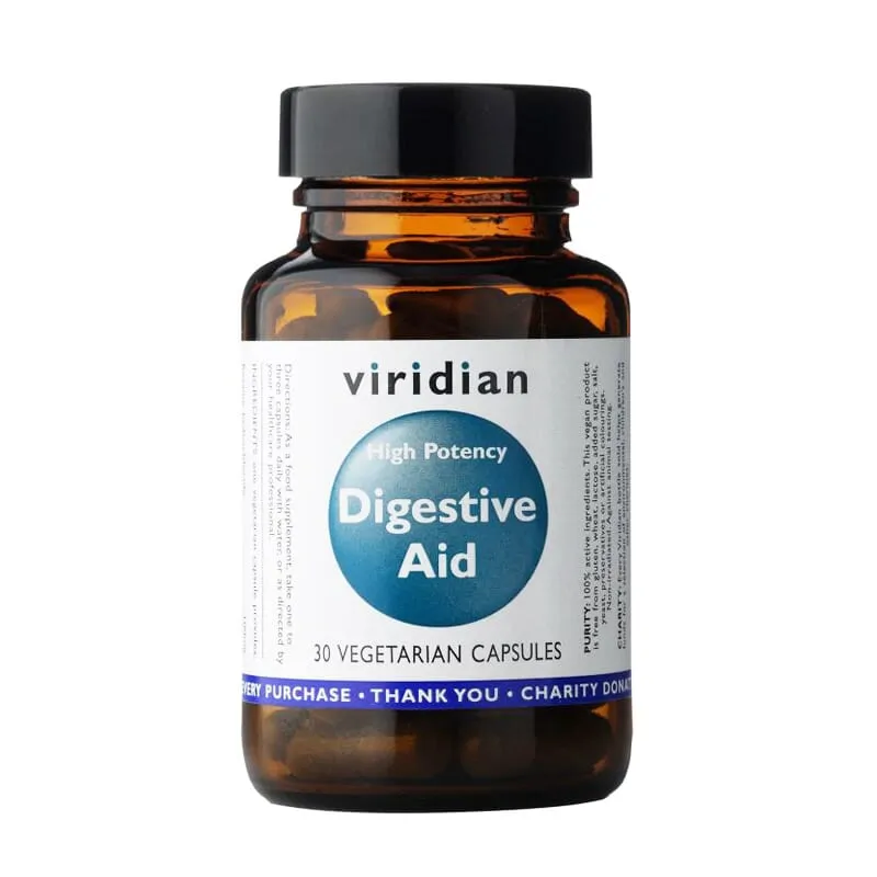 Viridian Ayuda Digestiva Alta Potencia 30 VCaps