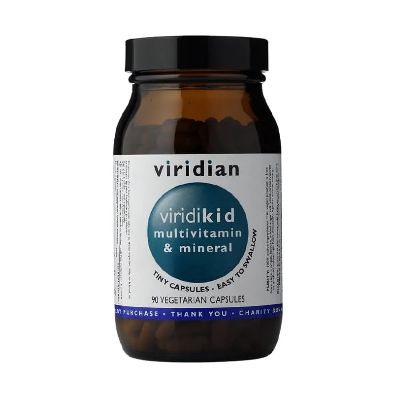 Viridian Viridikid Multivitaminas y Minerales 90 VCaps