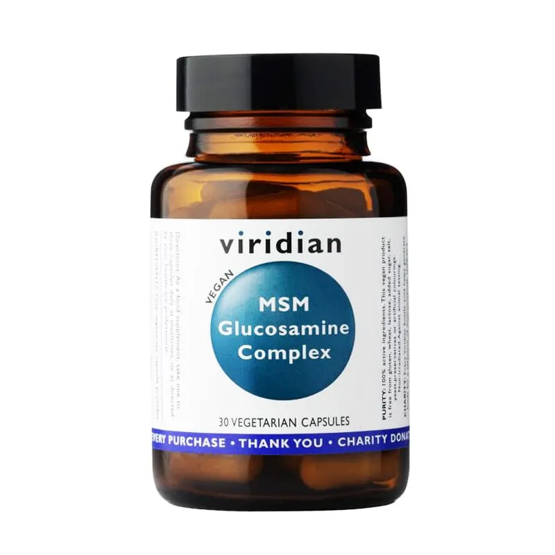 Viridian Glucosamina Msm Complex 30 VCaps