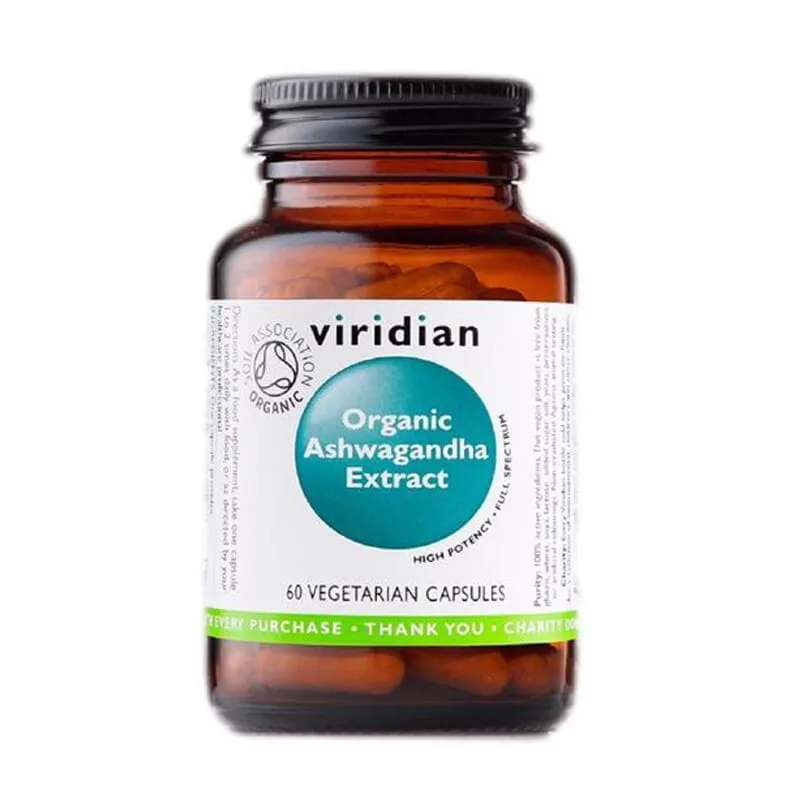 Viridian Ashwagandha extracto Bio 60 VCaps