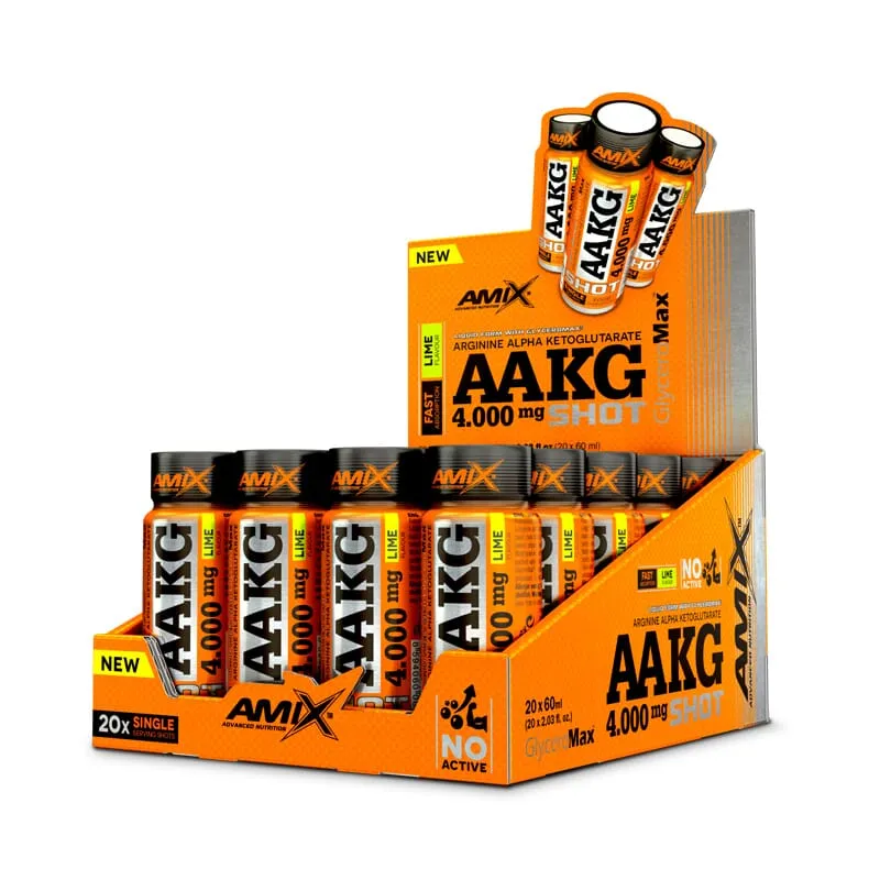 AAKG Shot 4000mg 20 Viales de 60ml
