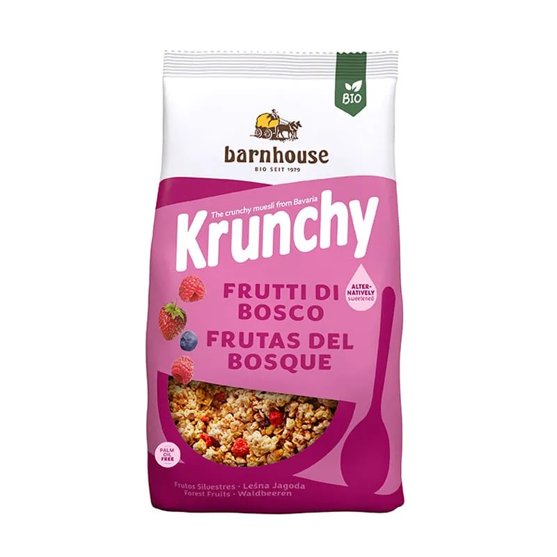 Muesli Krunchy Sun frutos del Bosque 375g
