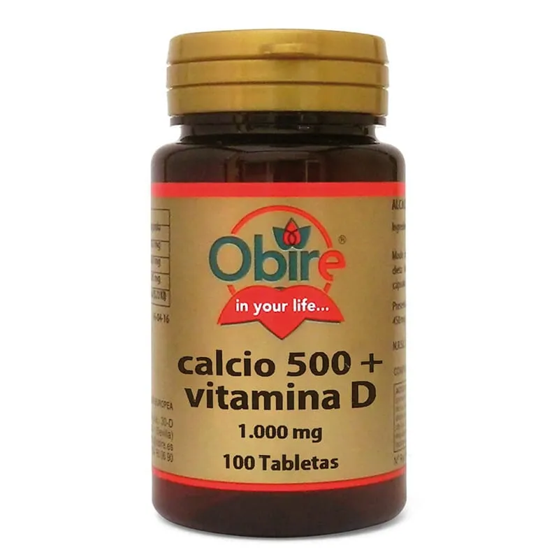 Calcio 500Mg y Vitamina D 1000Mg 100 Tabs